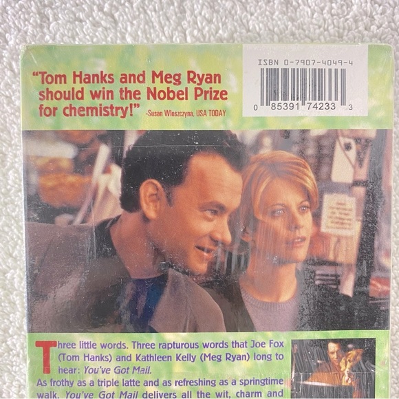 Vintage Warner Bros. Studio Movie You’ve Got Mail Tom Hanks Meg Ryan VHS Tape - Picture 9 of 11